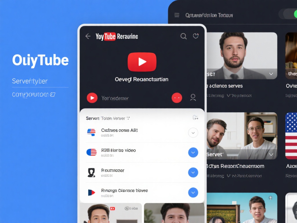 服务器位置的选择很重要
观察油管推荐内容时，请根